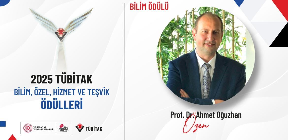 Çocuk Sağlığı ve Hastalıkları Anabilim Dalı, Çocuk Alerji ve İmmünoloji Bilim Dalı öğretim üyemiz Prof. Dr. Ahmet Oğuzhan Özen TÜBİTAK Bilim Ödülü’ne layık görülmüştür.